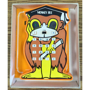 Radio Shack Electronic Monkey-See Fun & Game Math Book Learning Toy Tested Works